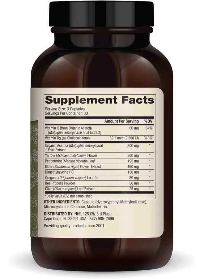 Dr. Mercola Herbal Immune Support, 30 Servings (90 Capsules), Dietary Supplement, Supports Immune Health and Detoxification Processes, Non-GMO - Image 2